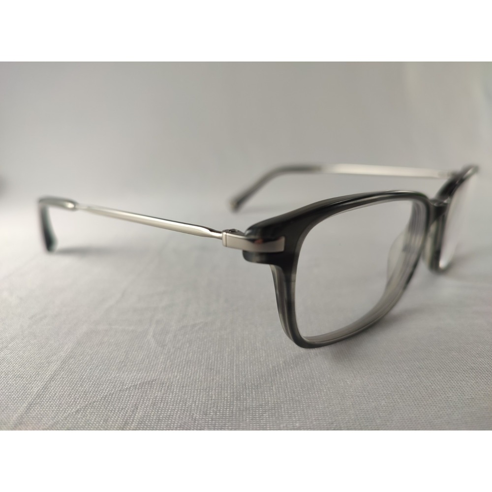 Warby Parker Crane Ti 160 Newsprint Gray Titanium‎ Eyeglass Frames 52-18-145